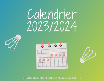 Calendrier Ligue – Saison 2023/2024