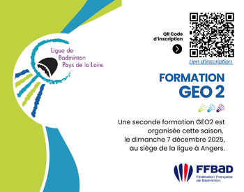 Formation GEO2 – Angers – 7 Décembre 2025
