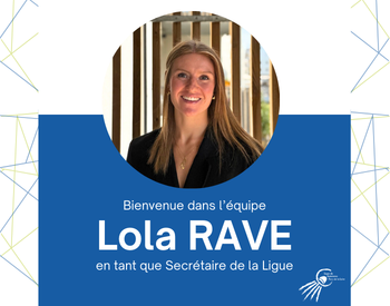 Nouvelle arrivée dans l’équipe : Lola RAVE