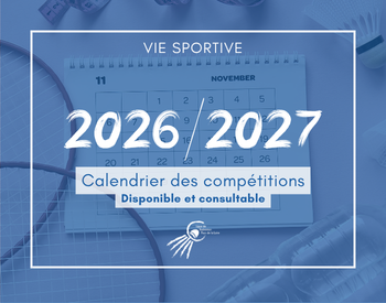 Calendrier sportif – Saison 2026-2027
