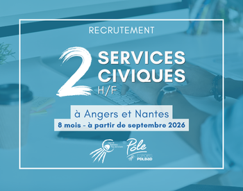 Offres postes – 2 volontaires en service civique H/F