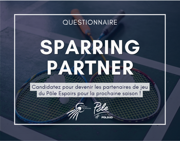 Candidature Sparring Partner au Pôle Espoirs