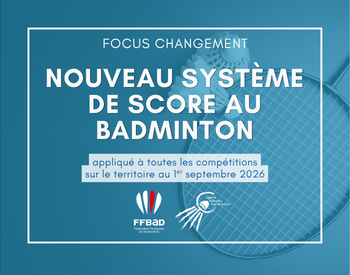 Nouveau système de scoring au badminton
